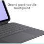 Voir la diapositive 4 : Logitech Etui Combo Touch iPad Pro 11''(M4) Graphite