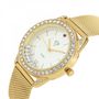 Voir la diapositive 3 : SC CRYSTAL Montre Elly élégante ornée d'un rubis et de cristaux scintillants par SC Crystal