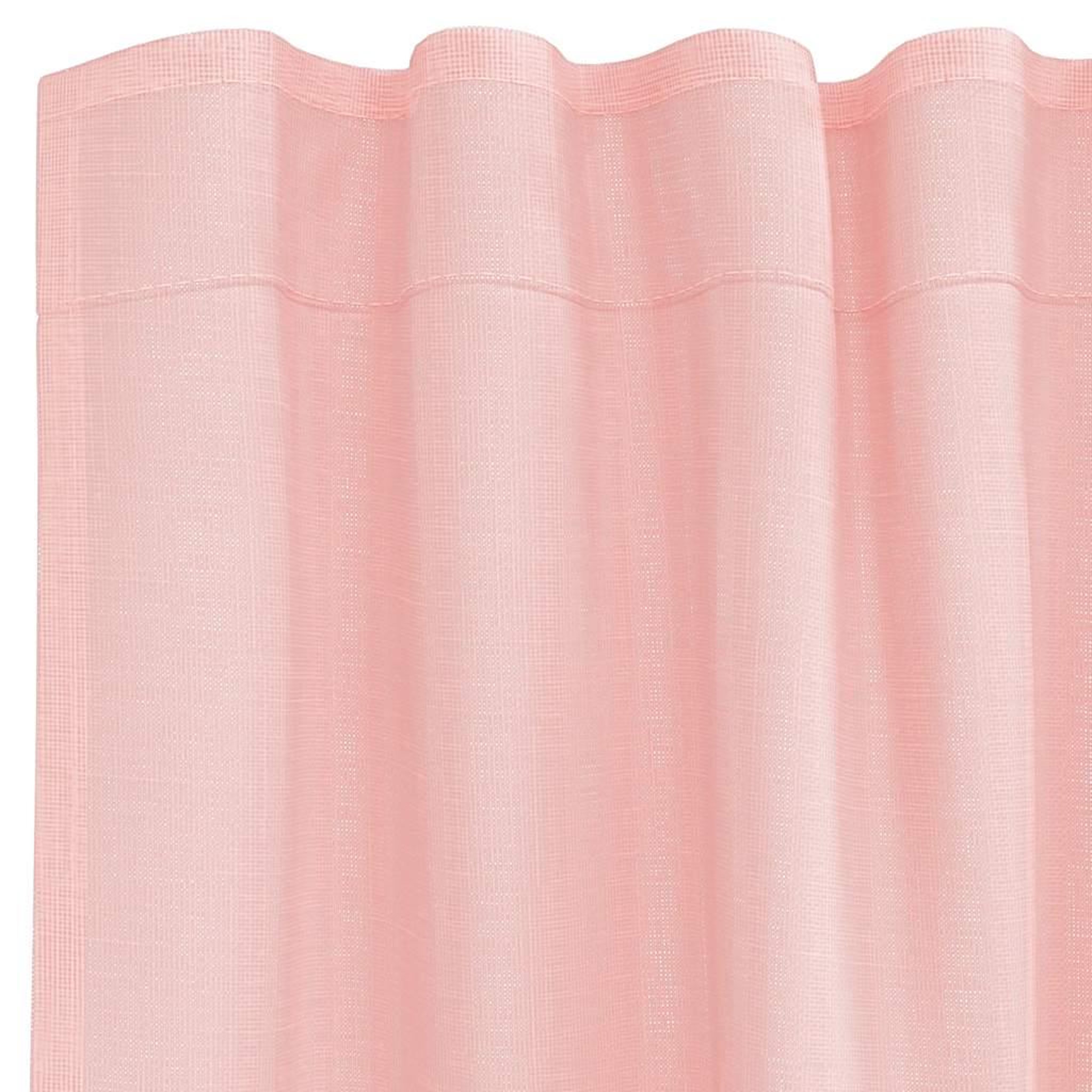 Voir la diapositive 5 : VIDAXL Rideaux en voile avec boucles 2 pcs rose 140x225 cm