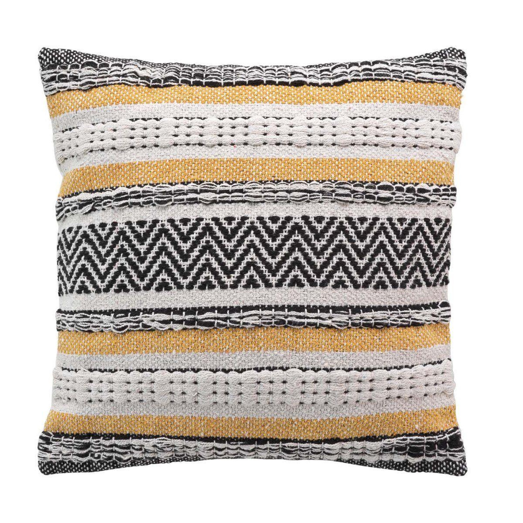 Douceur d'Intérieur Housse de coussin déco  elna  40x40cm multicolore