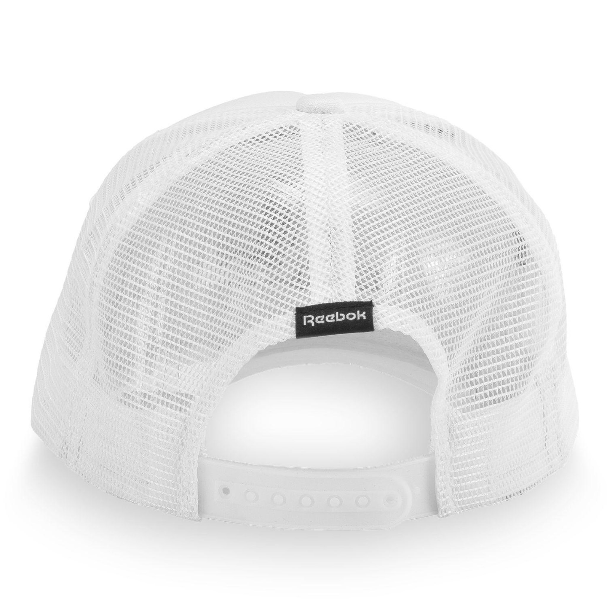 Voir la diapositive 6 : Reebok Casquette baseball en polyester avec mousse devant et filet Aero Cap