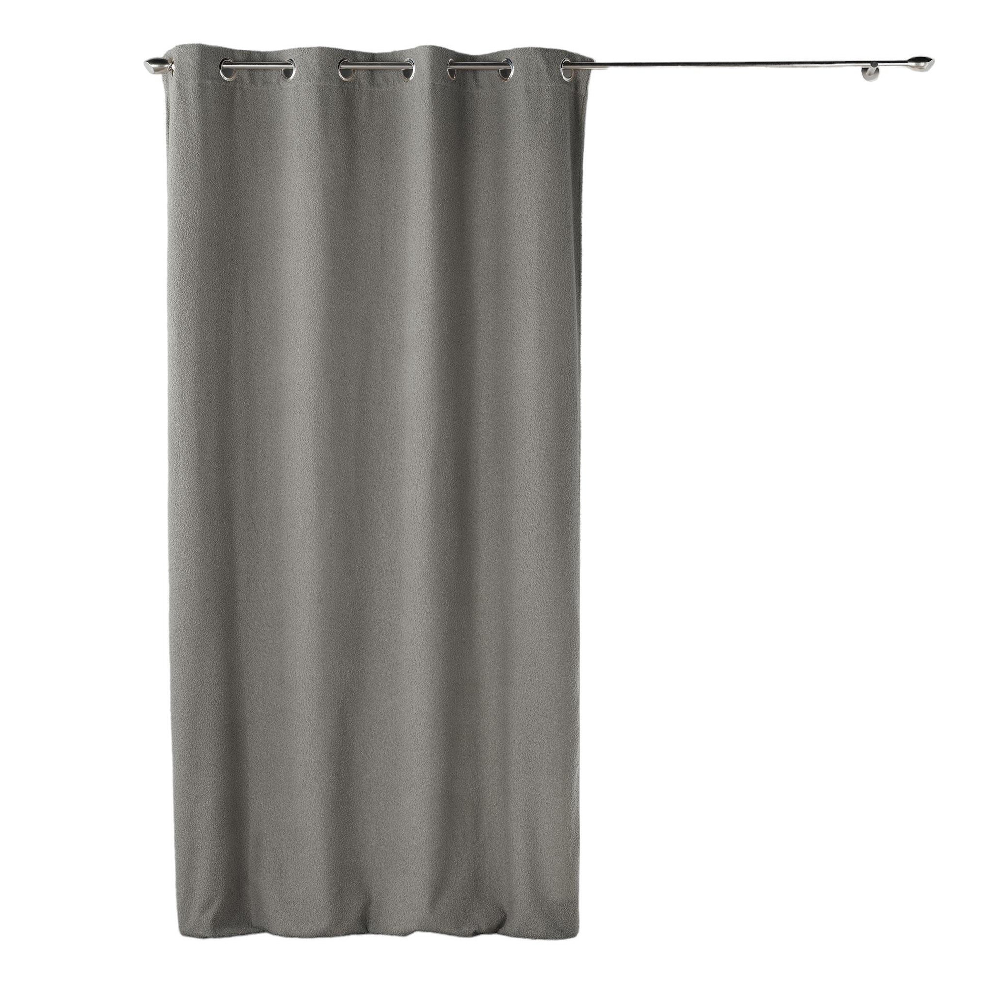 Voir la diapositive 1 : Eden 1 rideau bouclette wooly design et moderne