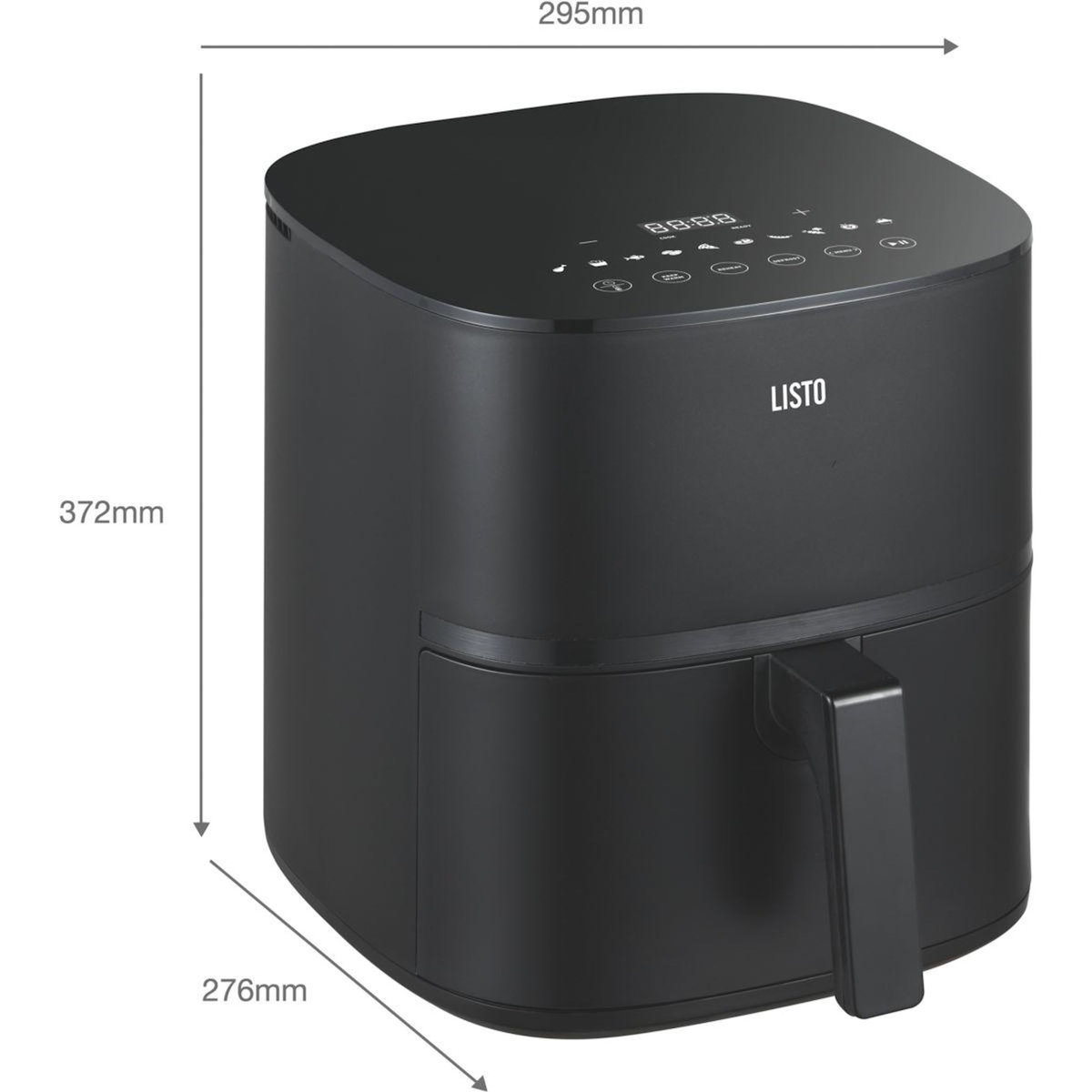 Listo Friteuse sans huile LAF1 Single Touch 5.2L