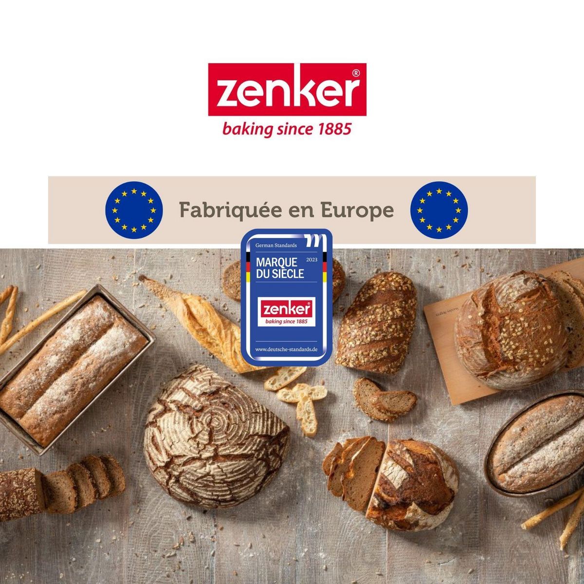 ZENKER Plaque à pâtisserie perforée 40 x 30 cm en alu 18/10 Zenker Special Cooking