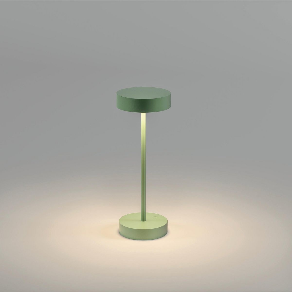 Lumisky Lampe de table design SANDY MINI Vert Aluminium H25cm