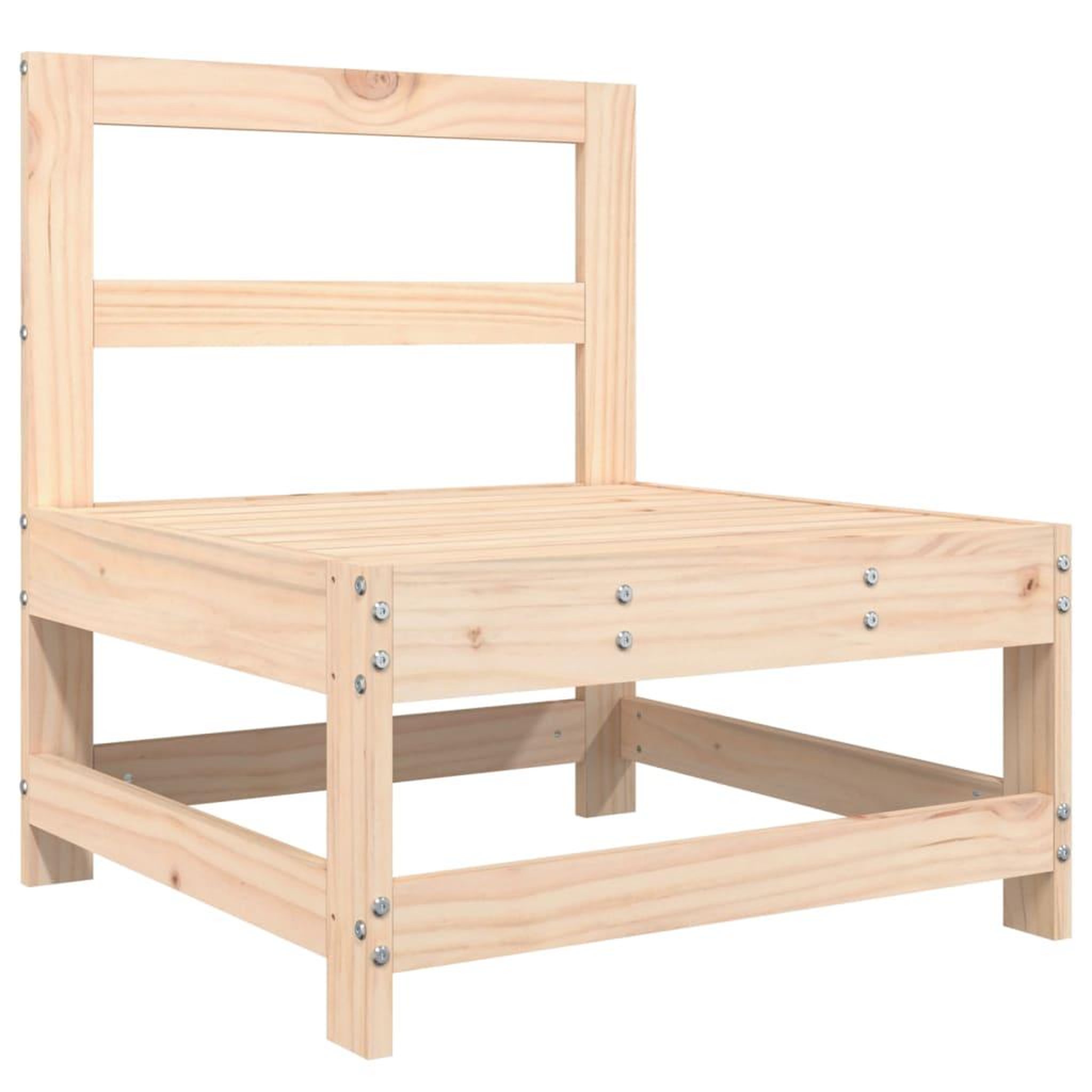 Voir la diapositive 5 : VIDAXL Salon de jardin 6 pcs Bois de pin massif