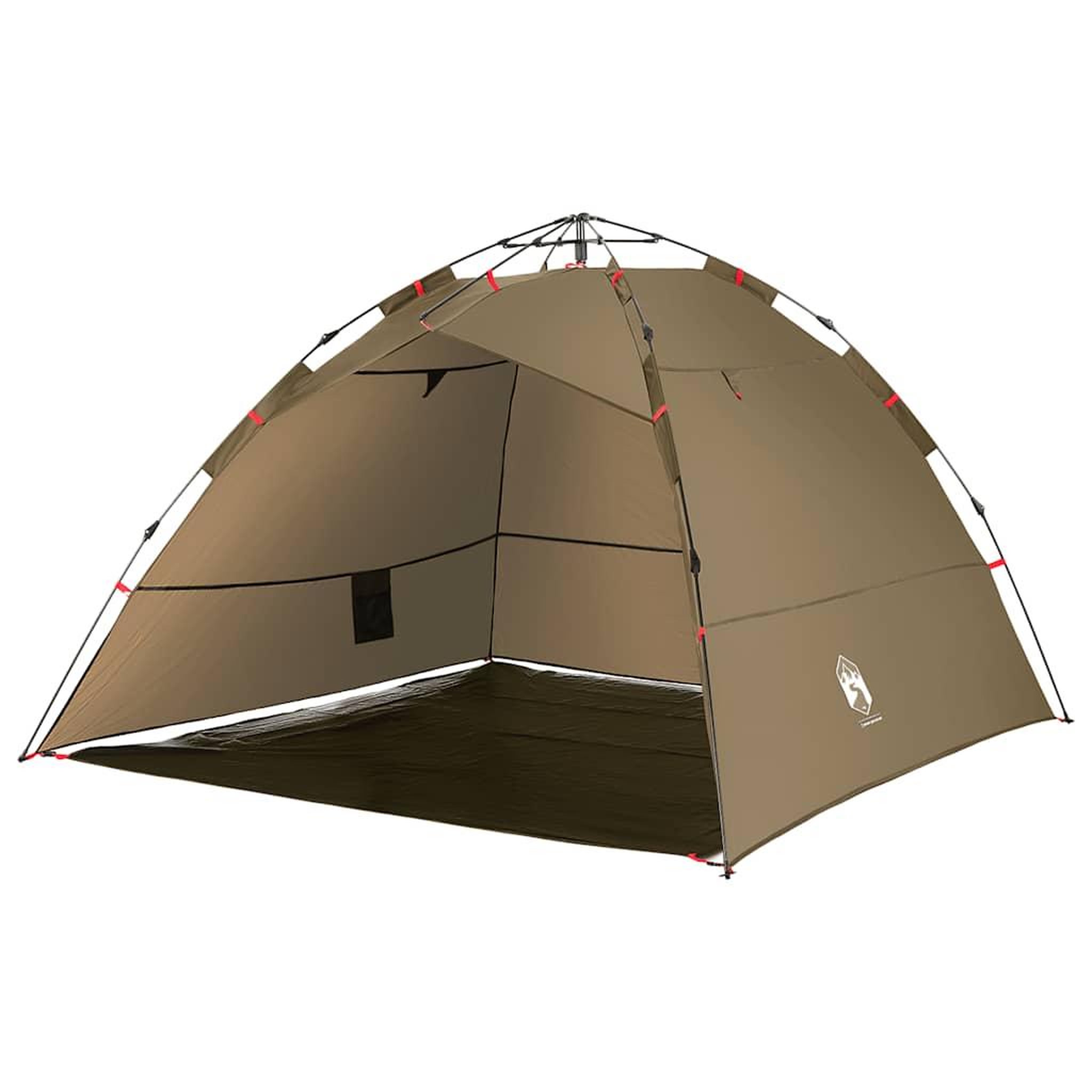 Voir la diapositive 4 : VIDAXL Tente de peche 4 personnes vert olive liberation rapide