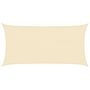 Voir la diapositive 2 : VIDAXL Voile d'ombrage 160 g/m^2 Creme 3x6 m PEHD