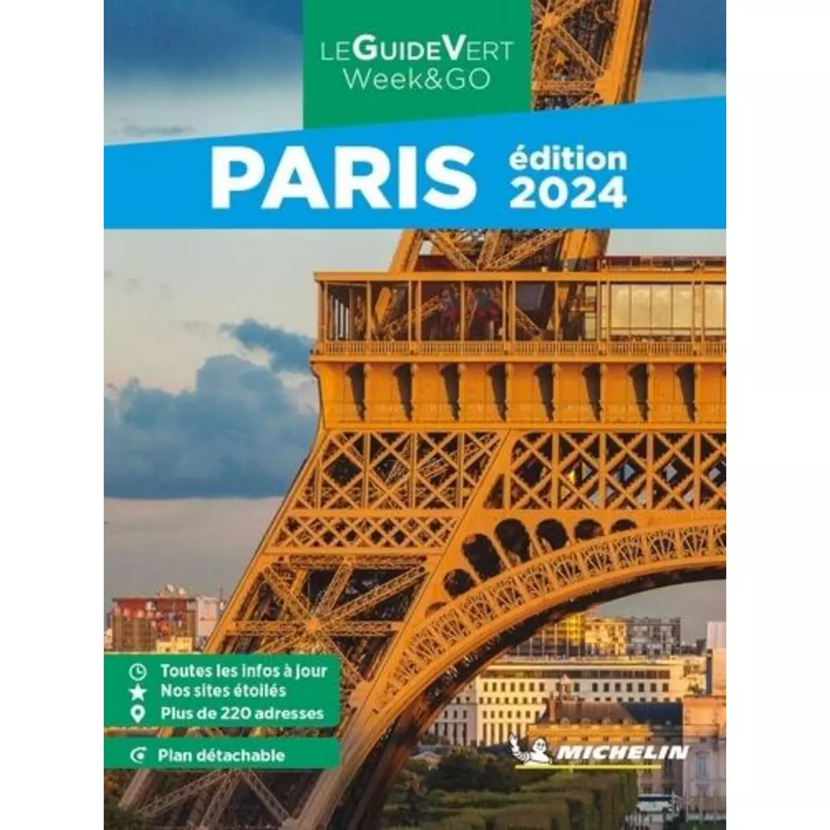  PARIS. EDITION 2024. AVEC 1 PLAN DETACHABLE, Michelin