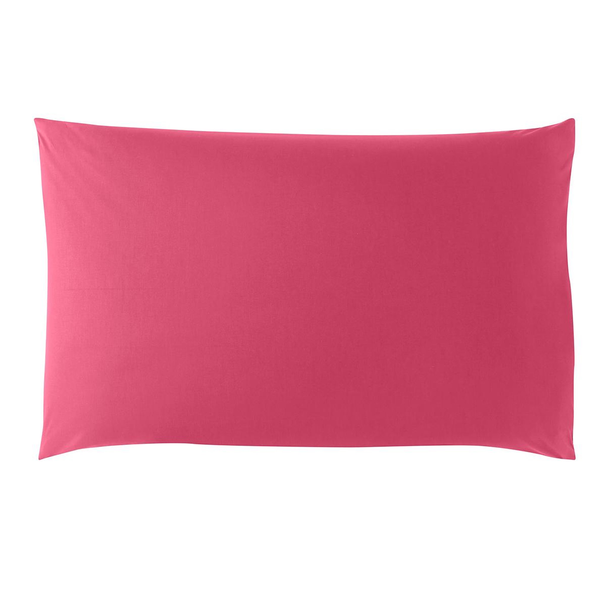 Voir la diapositive 2 : DODO Taie d'oreiller studio coton fuchsia