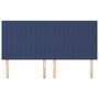Voir la diapositive 3 : VIDAXL Tetes de lit 4 pcs Bleu 100x5x78/88 cm Tissu