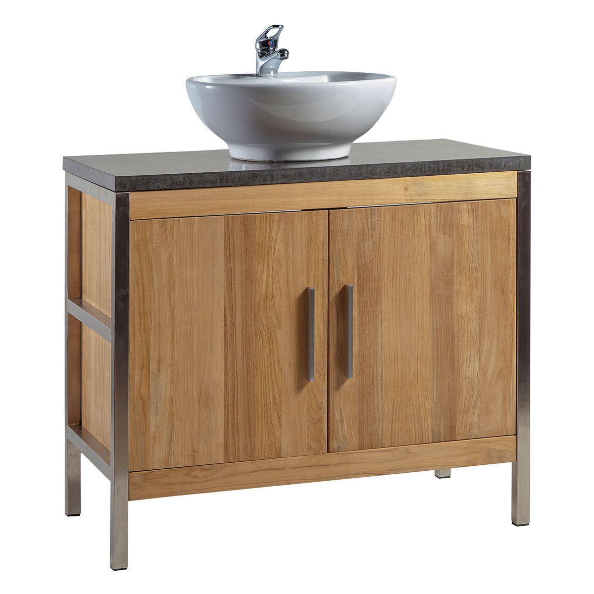 Meuble salle de bain en teck MODELIA