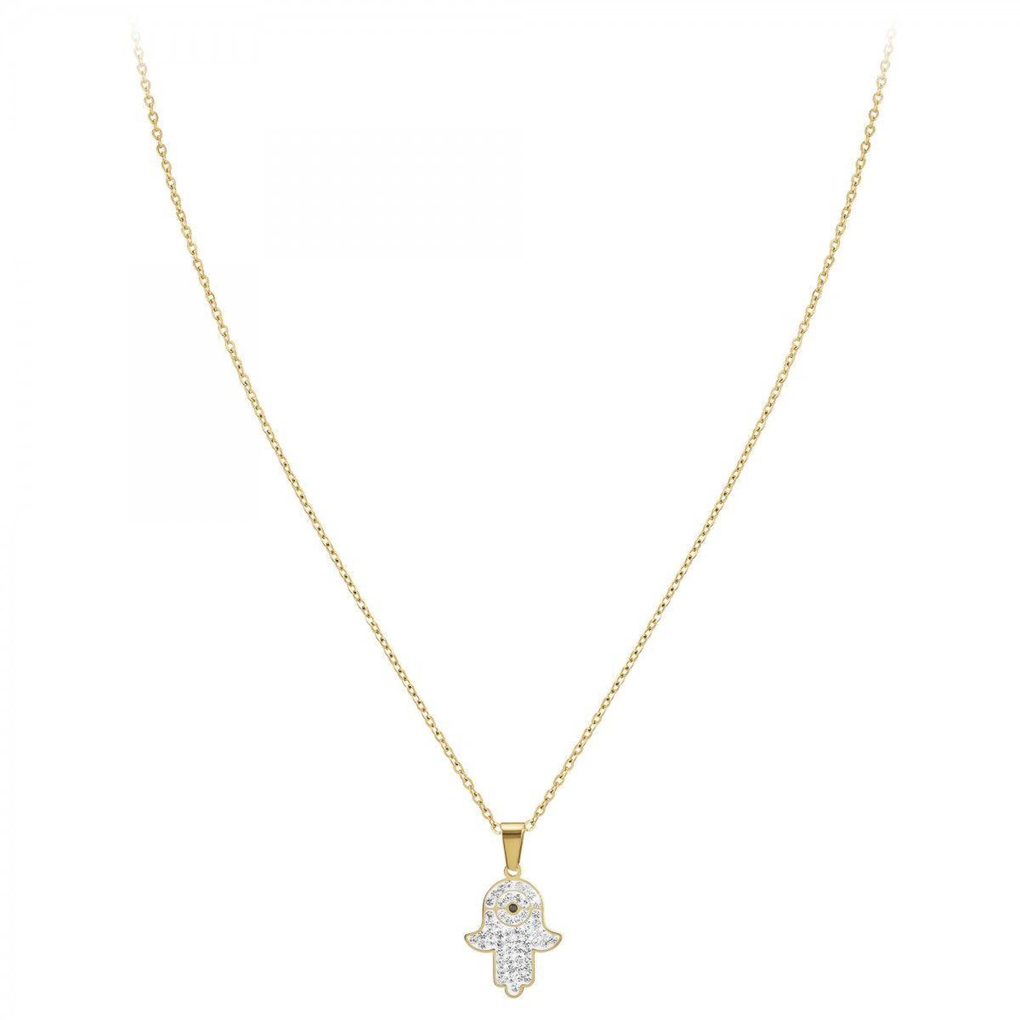 Voir la diapositive 3 : SC BOHEME Collier main de Fatma par SC Bohème orné d'un véritable diamant noir