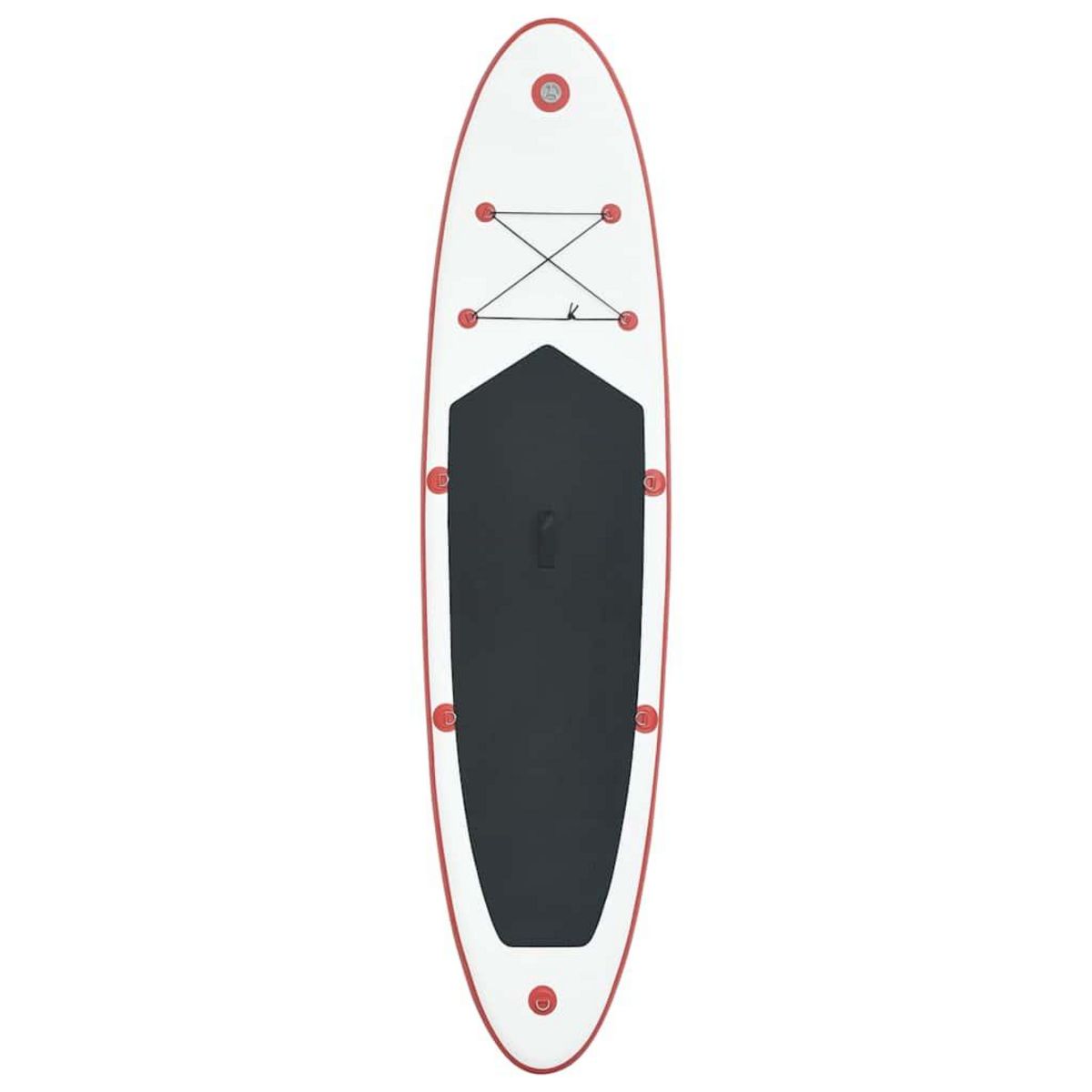 VIDAXL Ensemble de planches SUP gonflables rouge et blanc