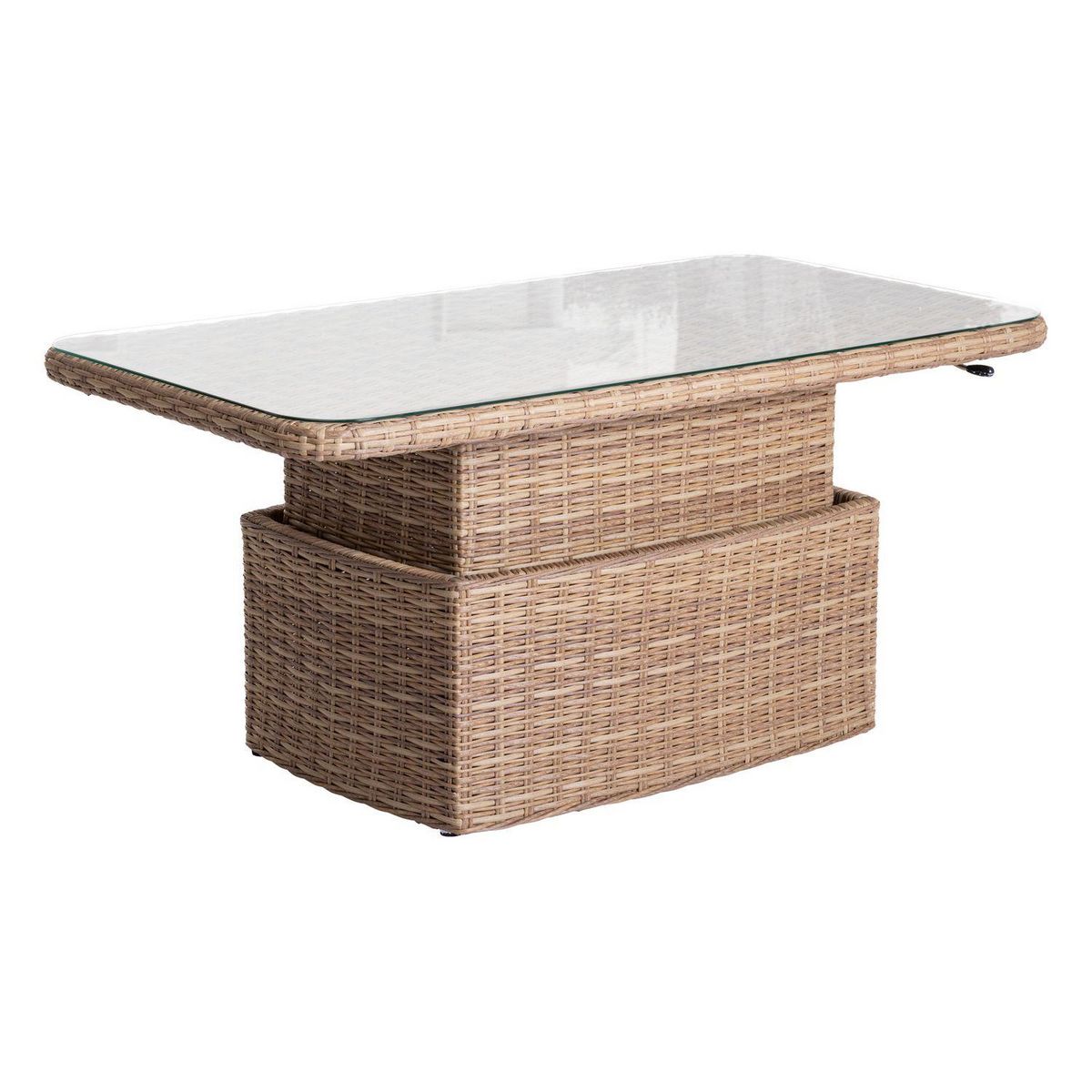 HESPERIDE Table basse de jardin relevable Moorea