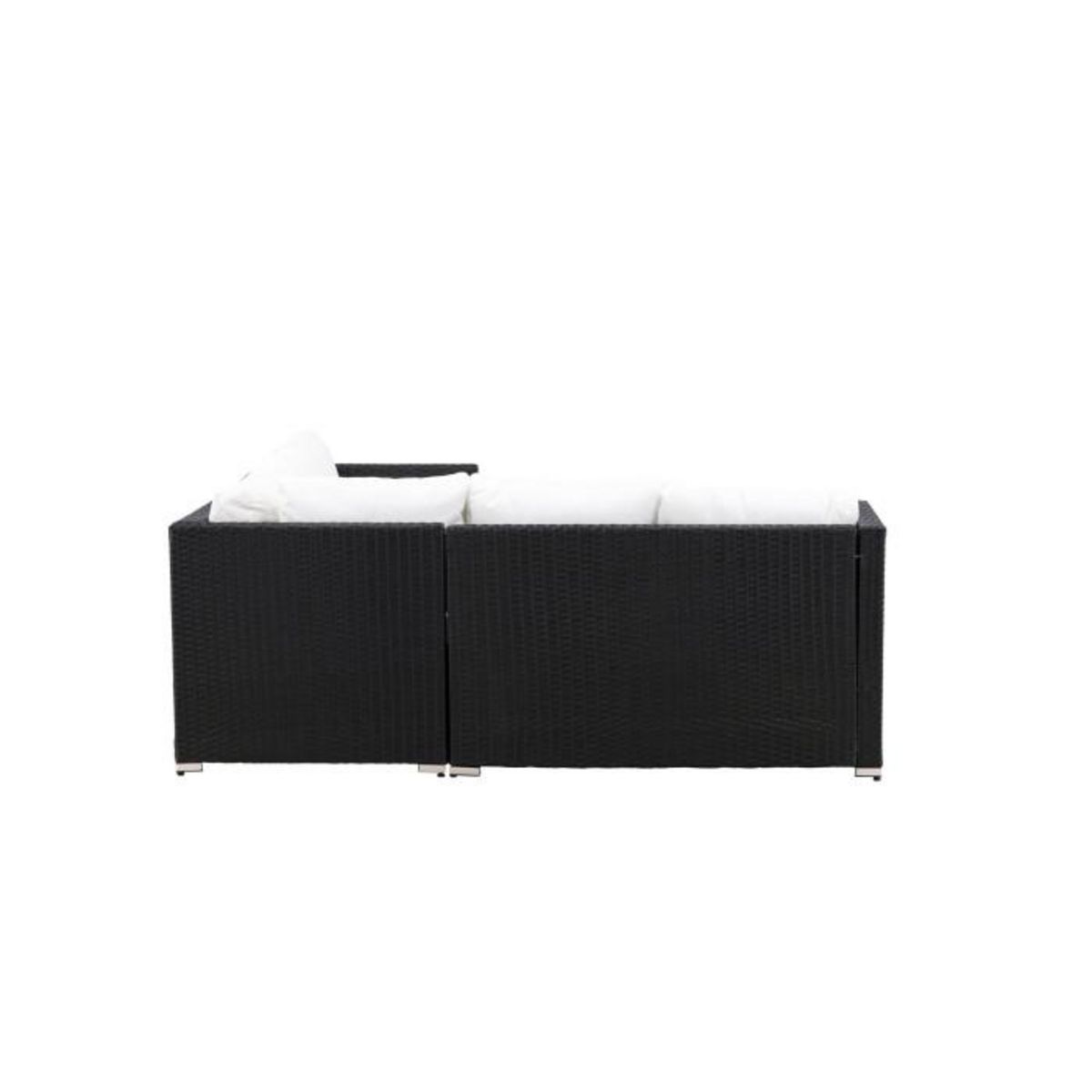 Paris Prix Salon d'Angle de Jardin  Kuba  180cm Noir & Blanc