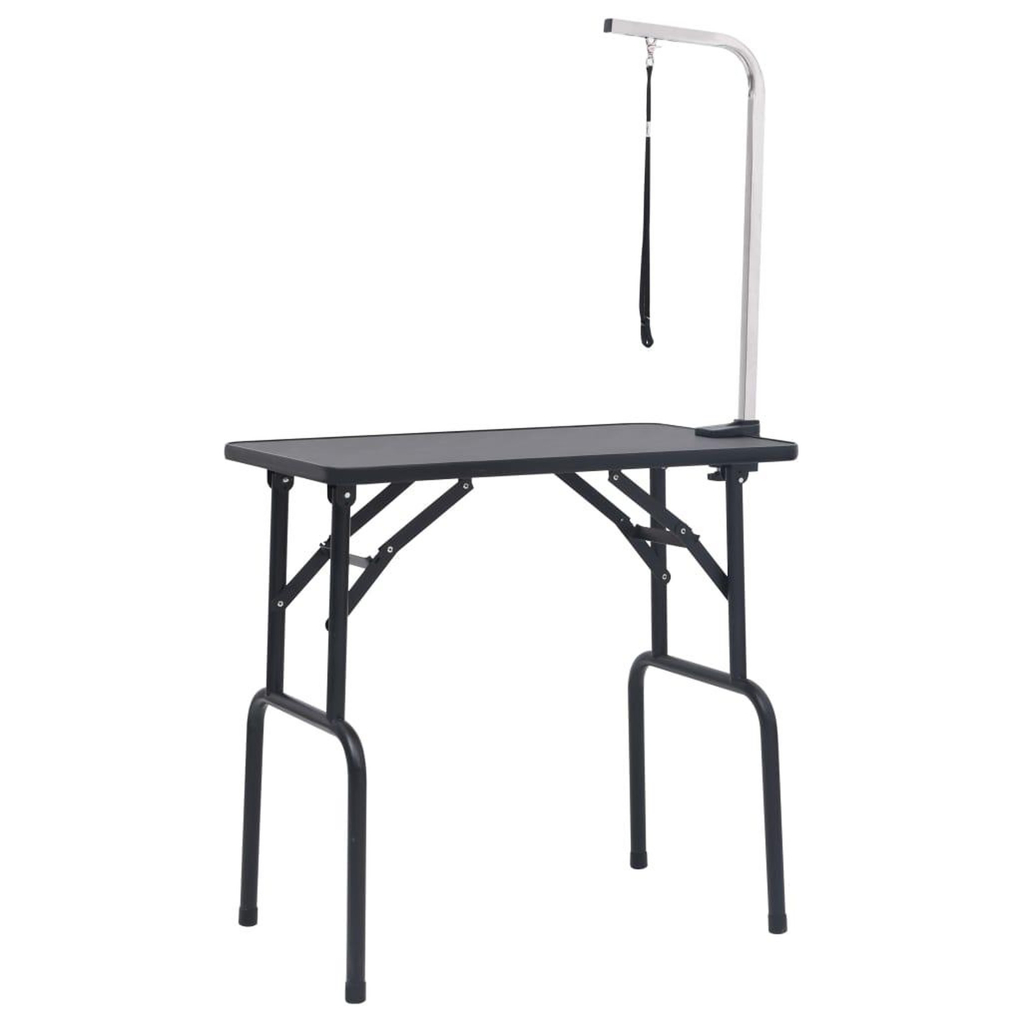 Voir la diapositive 2 : VIDAXL Table de toilettage reglable pour chiens avec 1 boucle