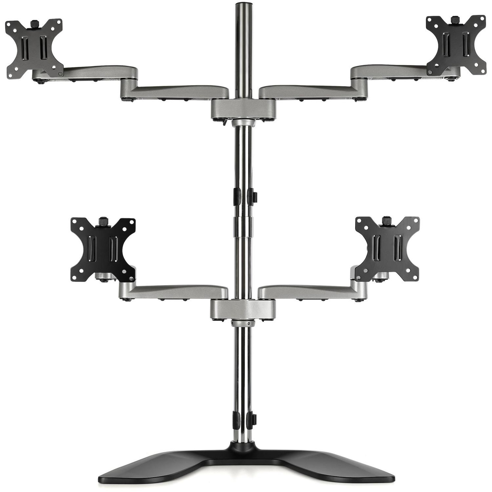 Voir la diapositive 3 : Startech Startech.com armquadss support d'écran plat pour bureau 81,3 cm (32 ) noir, argent