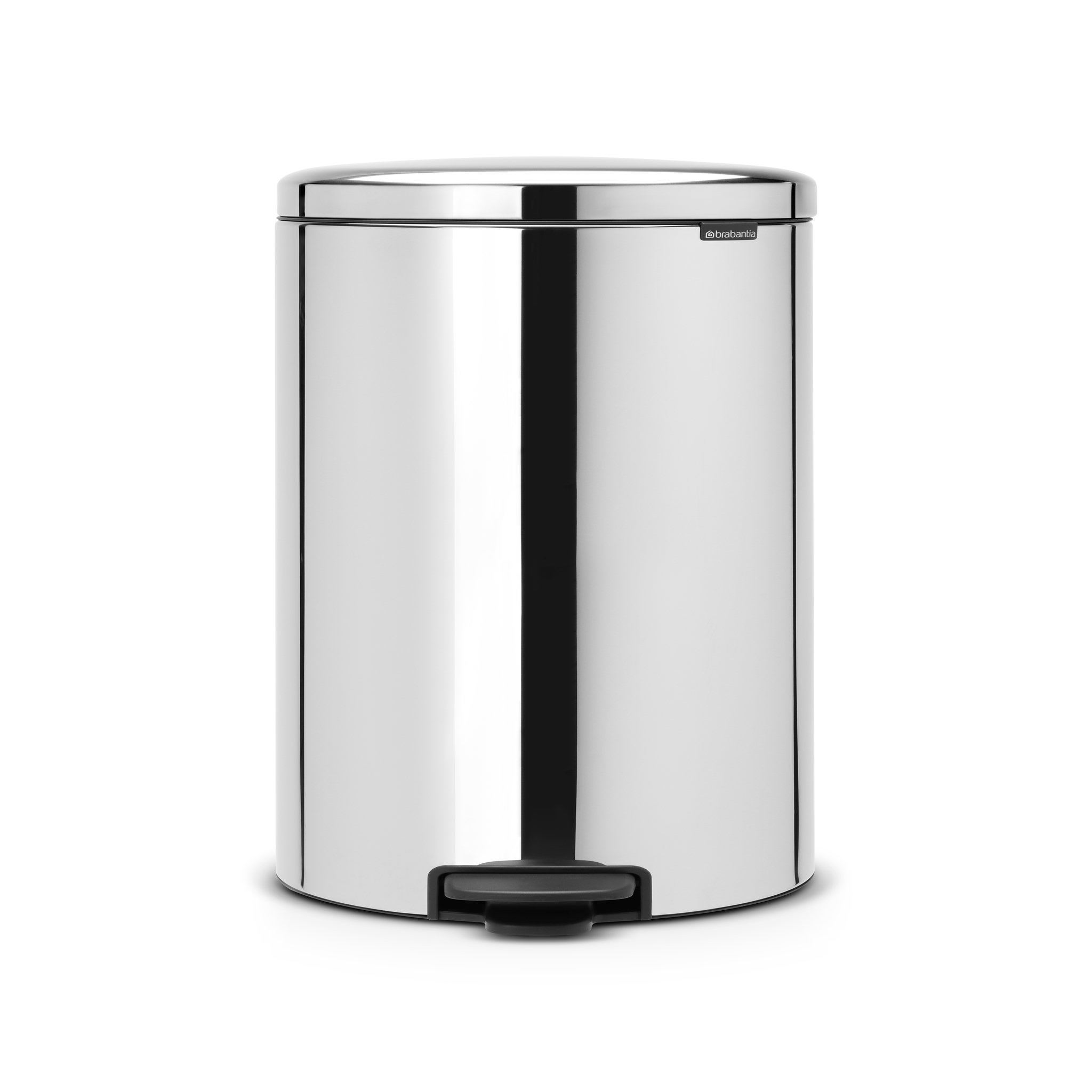 Voir la diapositive 1 : BRABANTIA Poubelle à pédale NEWICON 30 L BRILLIANT STEEL