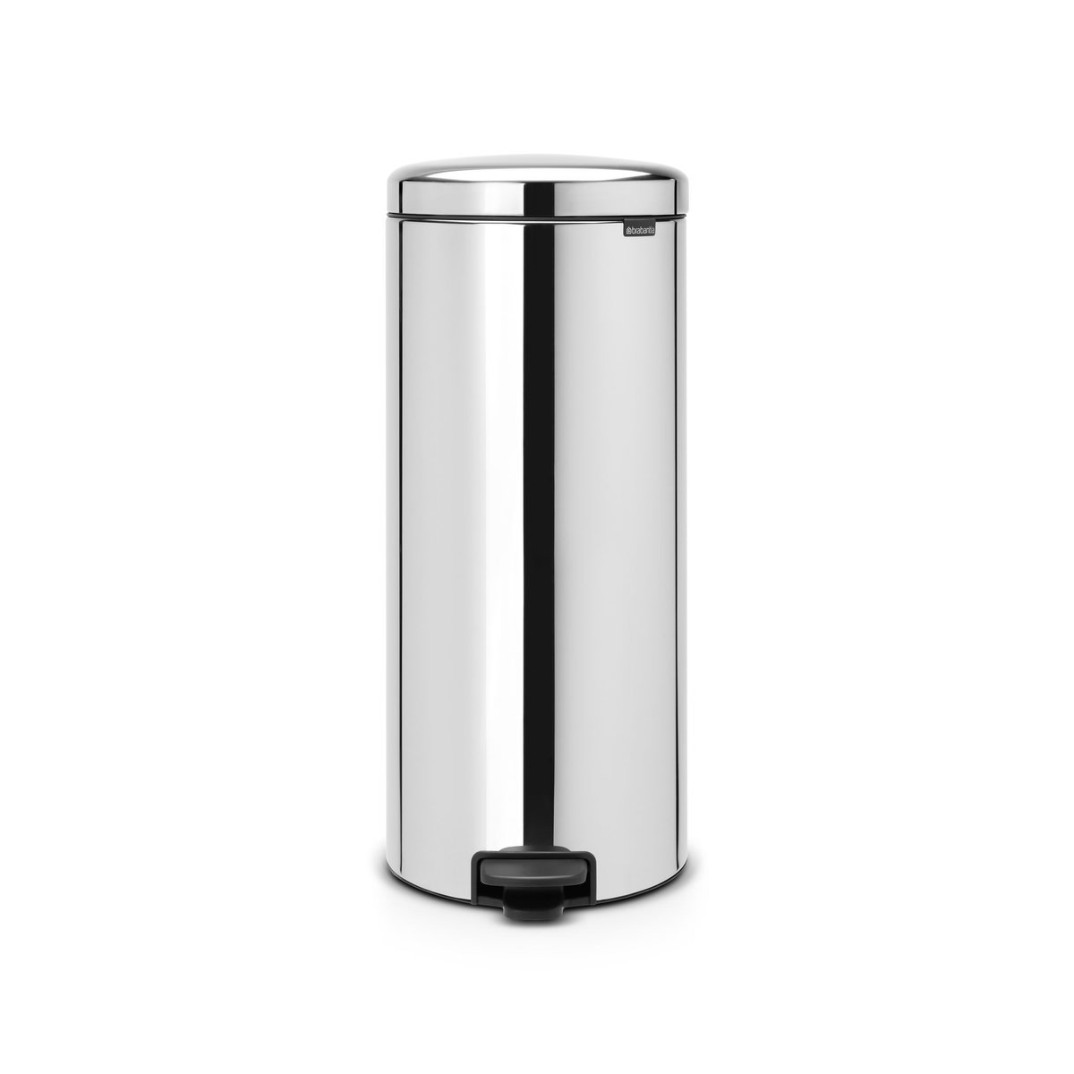BRABANTIA Poubelle à pédale NEWICON 30 L BRILLIANT STEEL