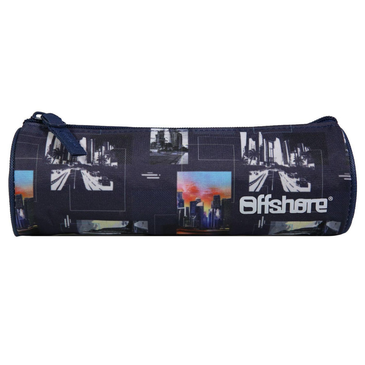 Bagtrotter BAGTROTTER Trousse scolaire ronde Offshore Bleu City Ville