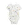Voir la diapositive 5 : Petit Béguin Lot de 2 bodies bébé manches courtes ouverture croisée Hawaiki