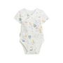 Voir la diapositive 5 : Petit Béguin Lot de 2 bodies bébé manches courtes ouverture croisée Hawaiki