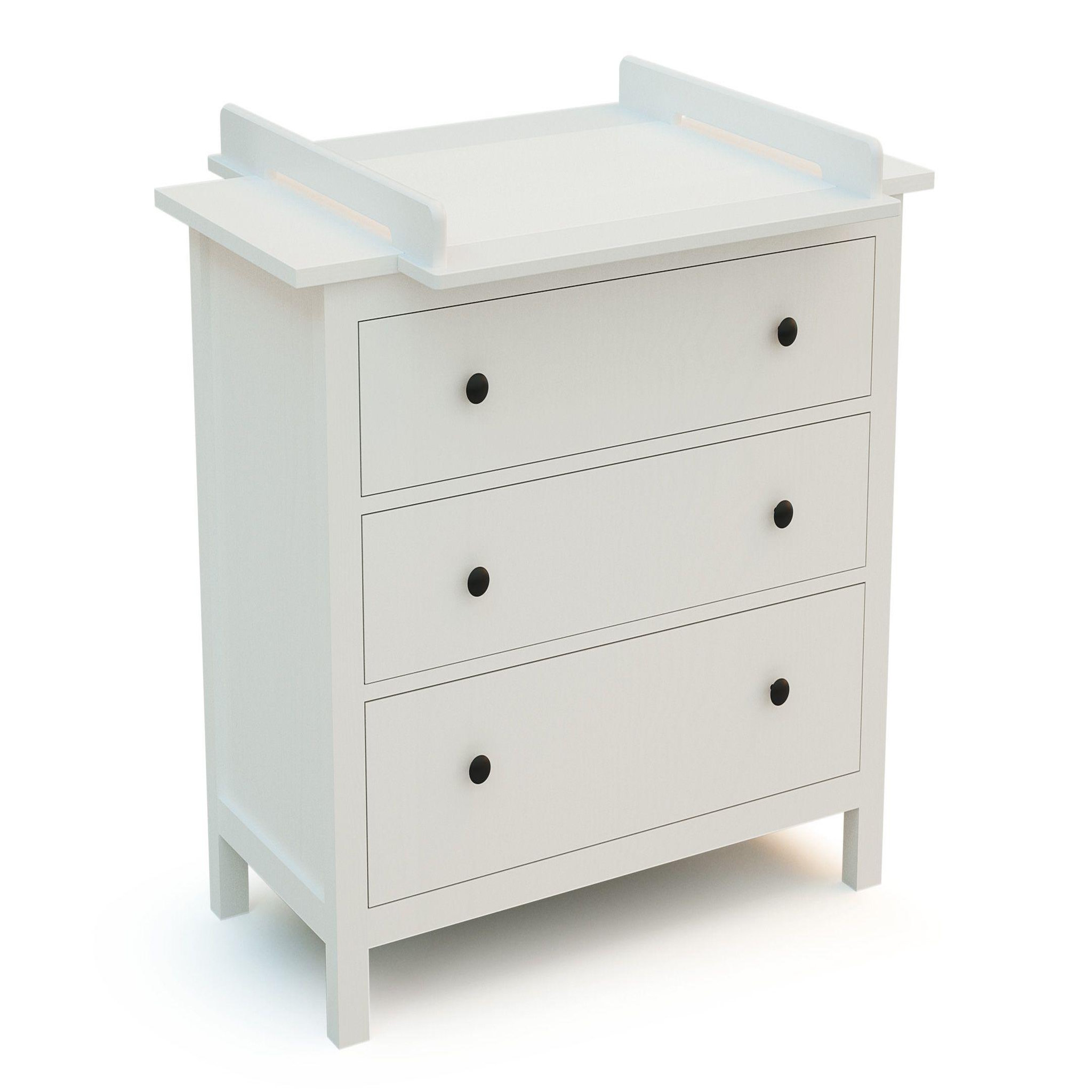 Voir la diapositive 2 : JURABABY Plan à langer universel 70 cm kira pour commode bébé