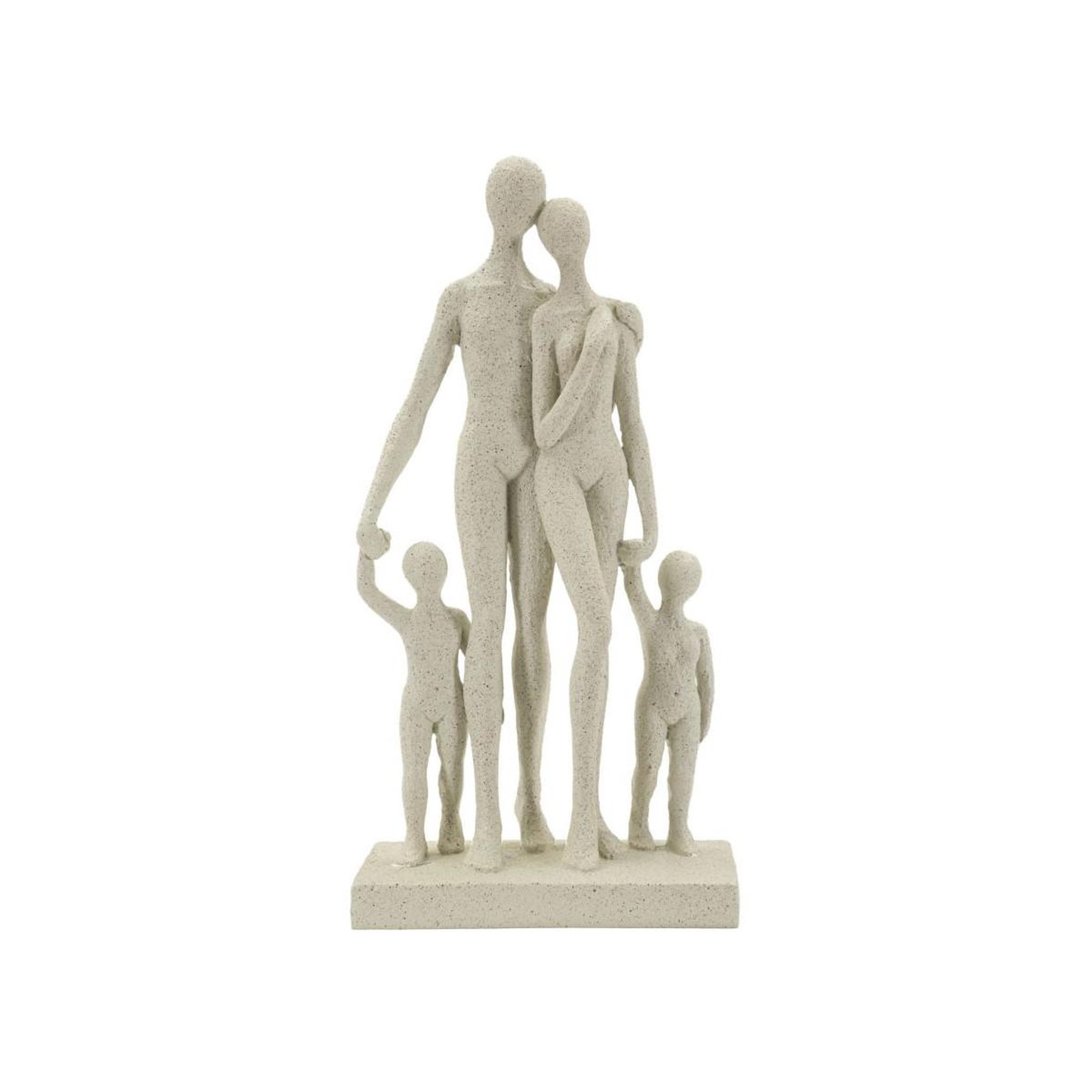 Paris Prix Statuette déco famille  stons  30cm crème