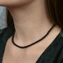 Voir la diapositive 4 : SLOYA Collier Serena en pierres Obsidienne