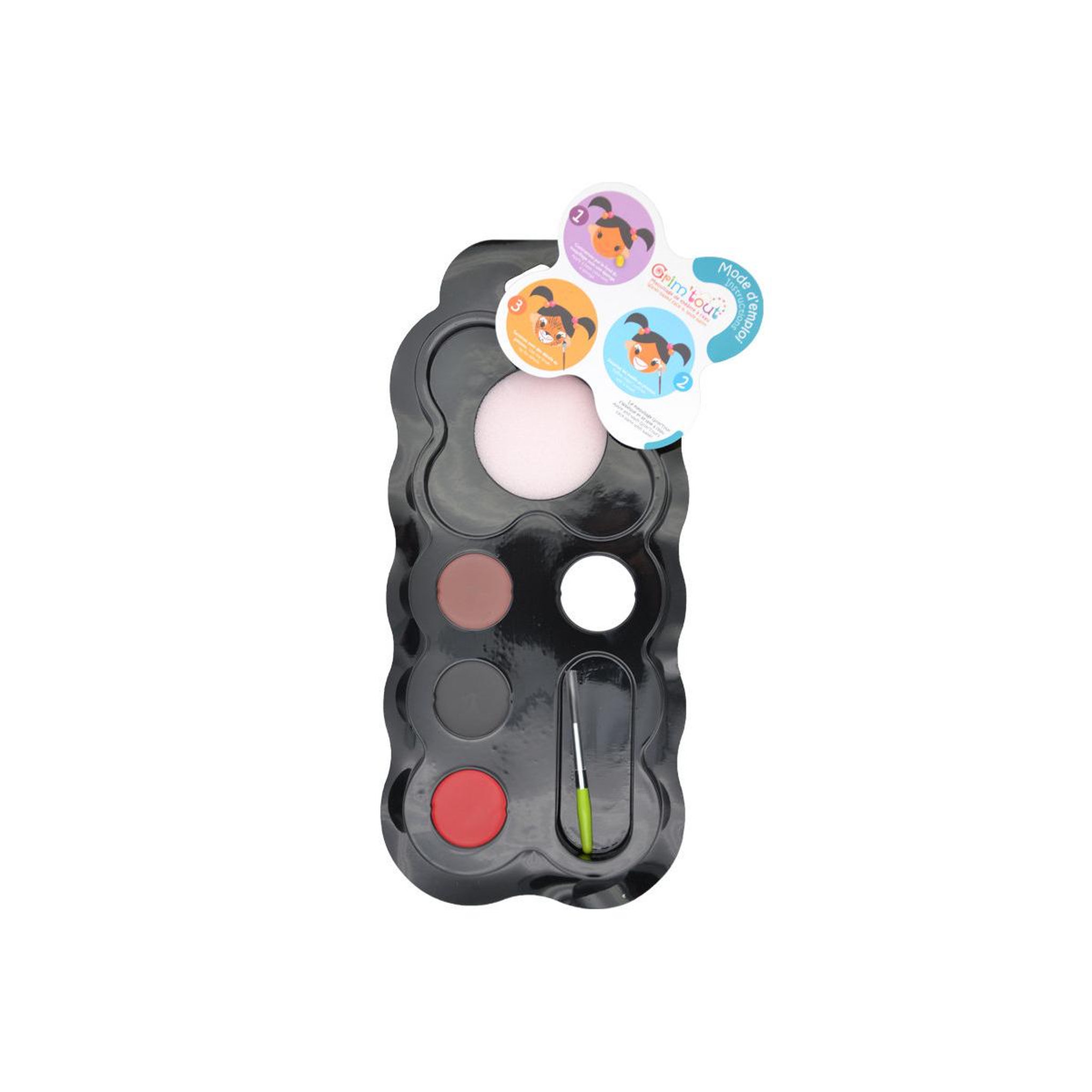 Voir la diapositive 2 : Grim'tout Palette de maquillage pirate