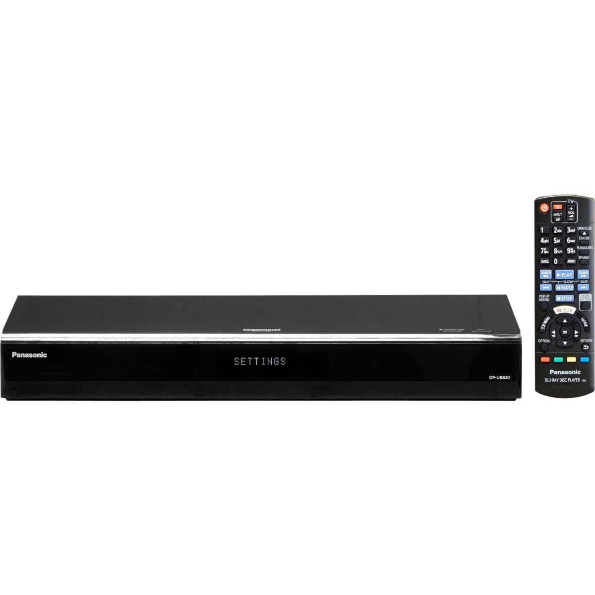 PANASONIC Lecteur Blu-Ray 4K DP-UB820EFK
