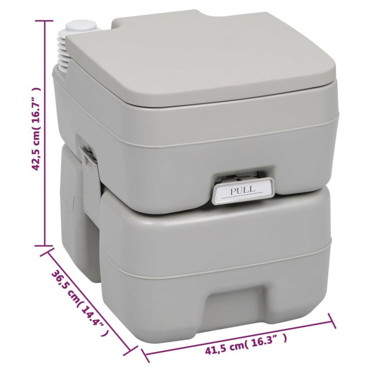 VIDAXL Ensemble de toilette support de lavage des mains reservoir eau