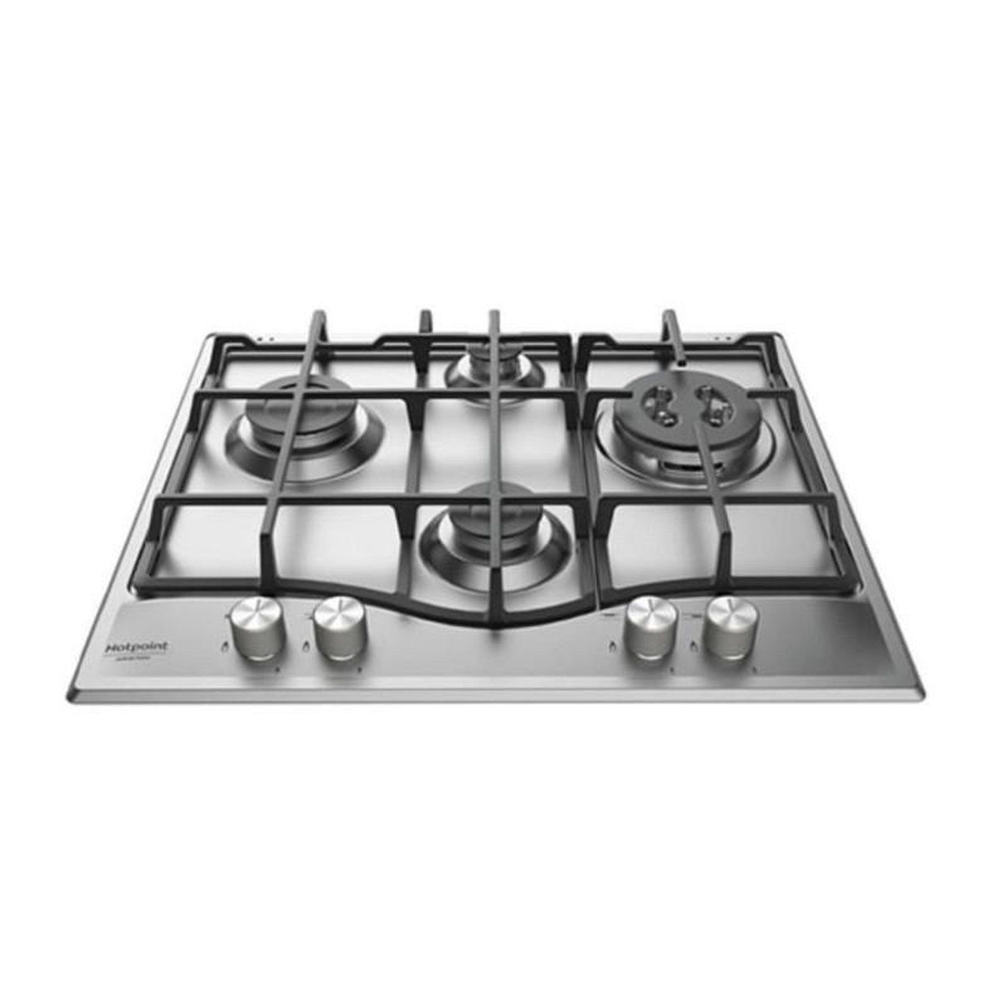 HOTPOINT Plaque gaz 4 foyers 3600W 60x51 cm inox – Hotpoint PNN641IX