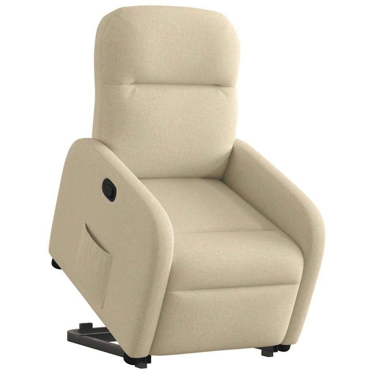 VIDAXL Fauteuil inclinable Creme Tissu