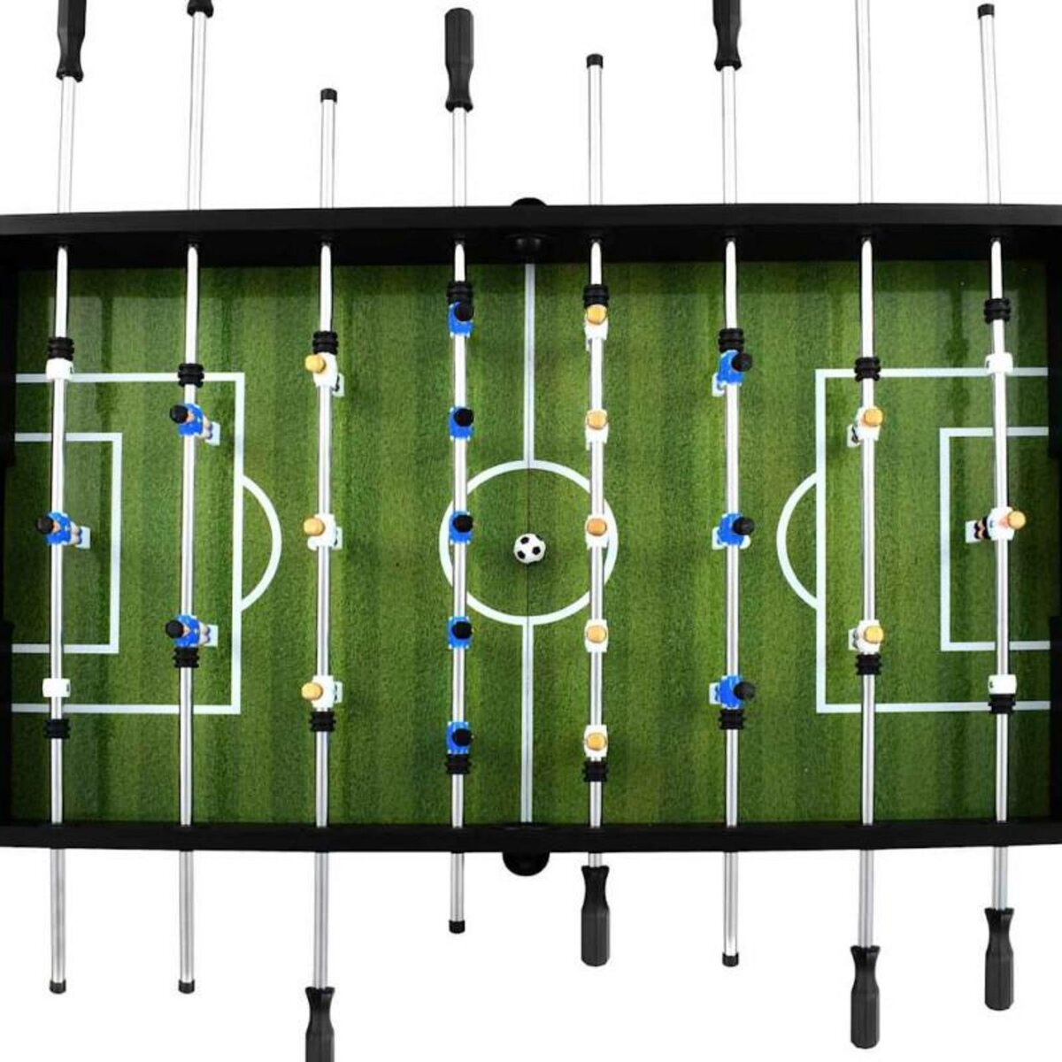 VIDAXL Table de football Acier 60 kg 140 x 74,5 x 87,5 cm Noir