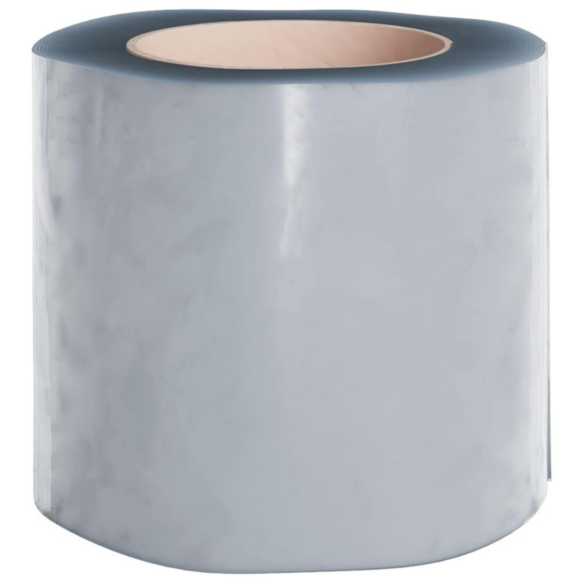 VIDAXL Rideau de porte transparent 200 mmx1,6 mm 50 m PVC