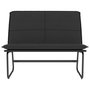 Voir la diapositive 3 : VIDAXL Banc Noir 100x75x76 cm Similicuir