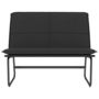 Voir la diapositive 3 : VIDAXL Banc Noir 100x75x76 cm Similicuir