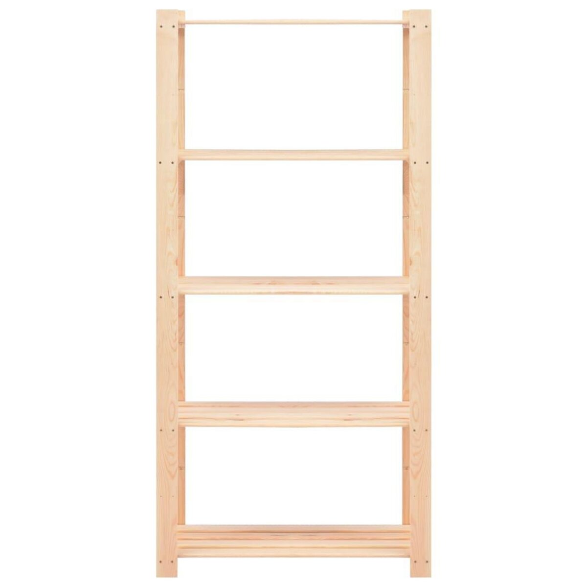 VIDAXL Etageres de rangement a 5 niveaux 3 pcs 80x38x170 cm Pin 250 kg