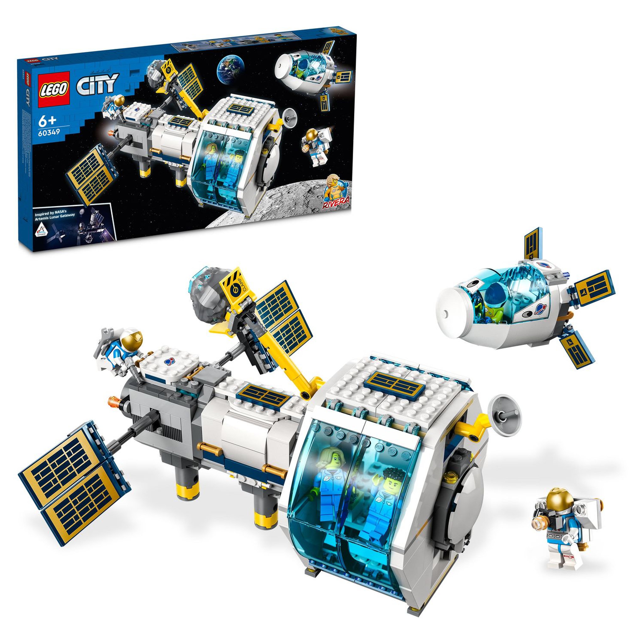 Voir la diapositive 2 : LEGO City 60349 - La Station spatiale lunaire 