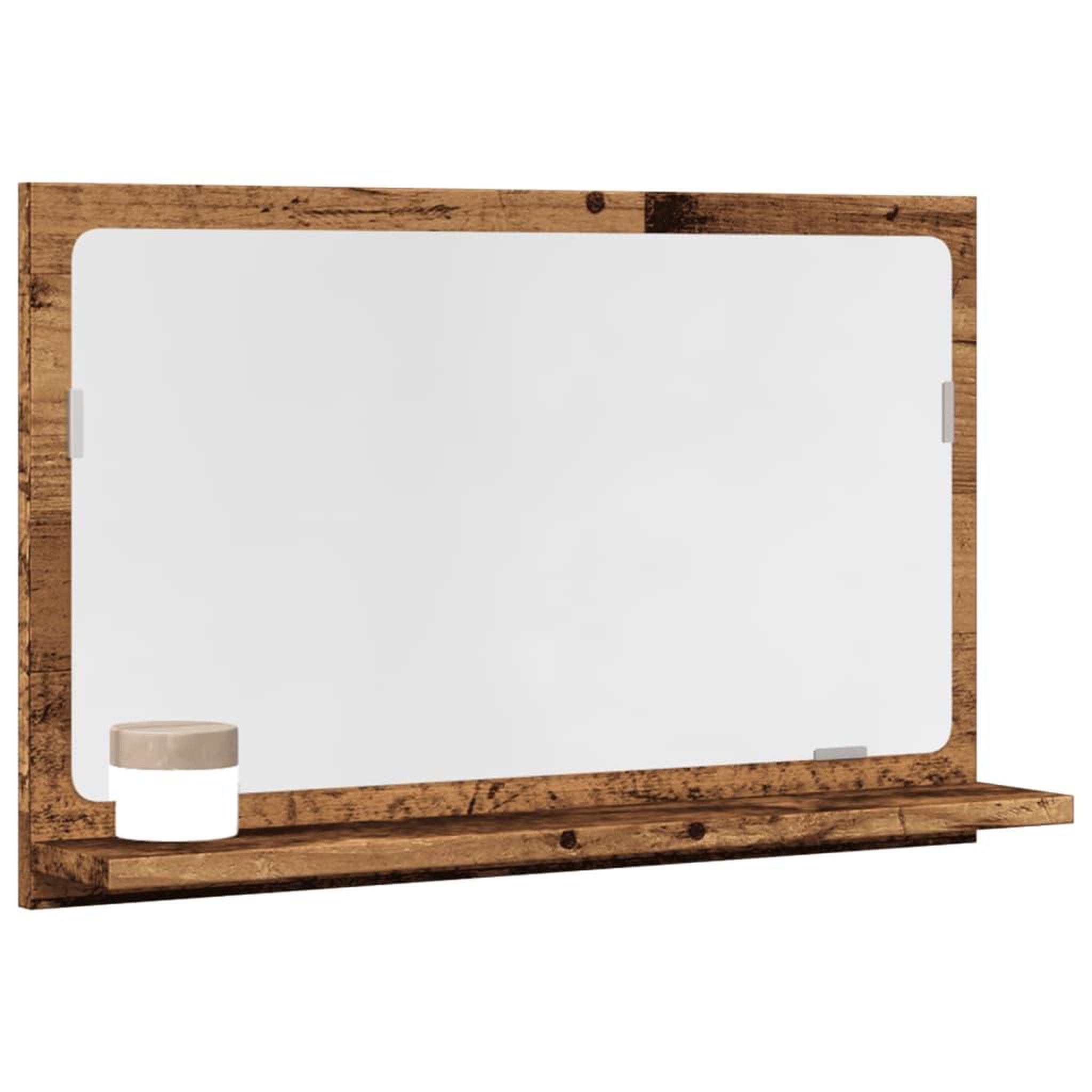 VIDAXL Armoire a miroir de salle de bain vieux bois bois d'ingenierie