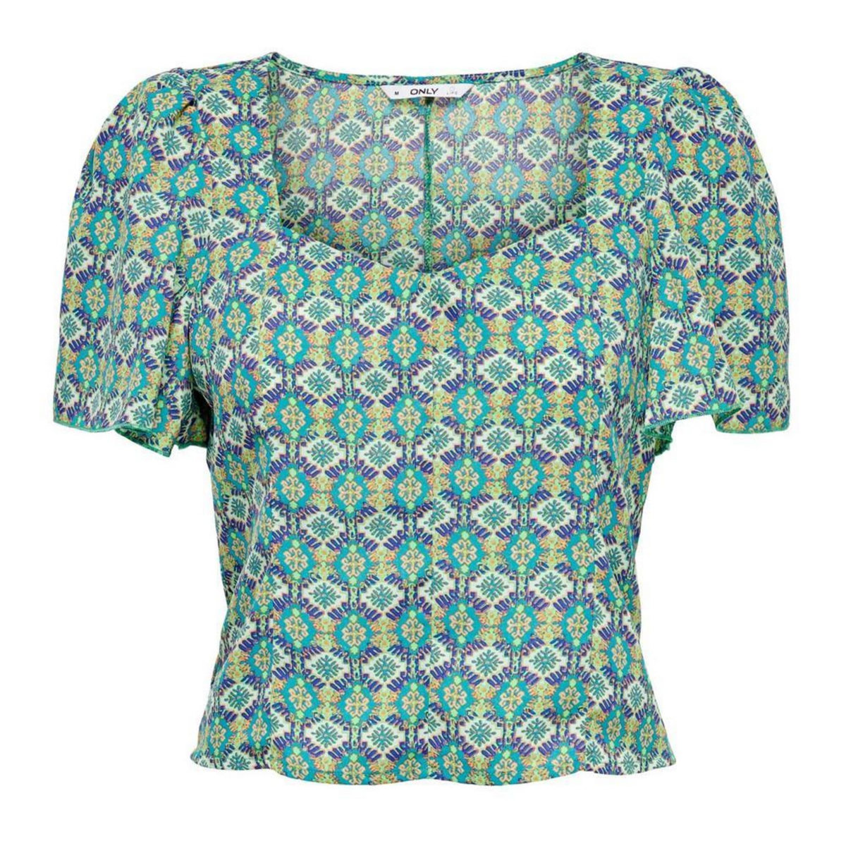 Only Blouse e/Blanche à Motifs Femme Only Alma