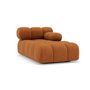 Voir la diapositive 1 : LISA DESIGN Ruby - module d'assise méridienne droite en velours texturé