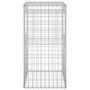 Voir la diapositive 5 : VIDAXL Poteaux a panier de gabion 2 pcs 50x50x100 cm Fer