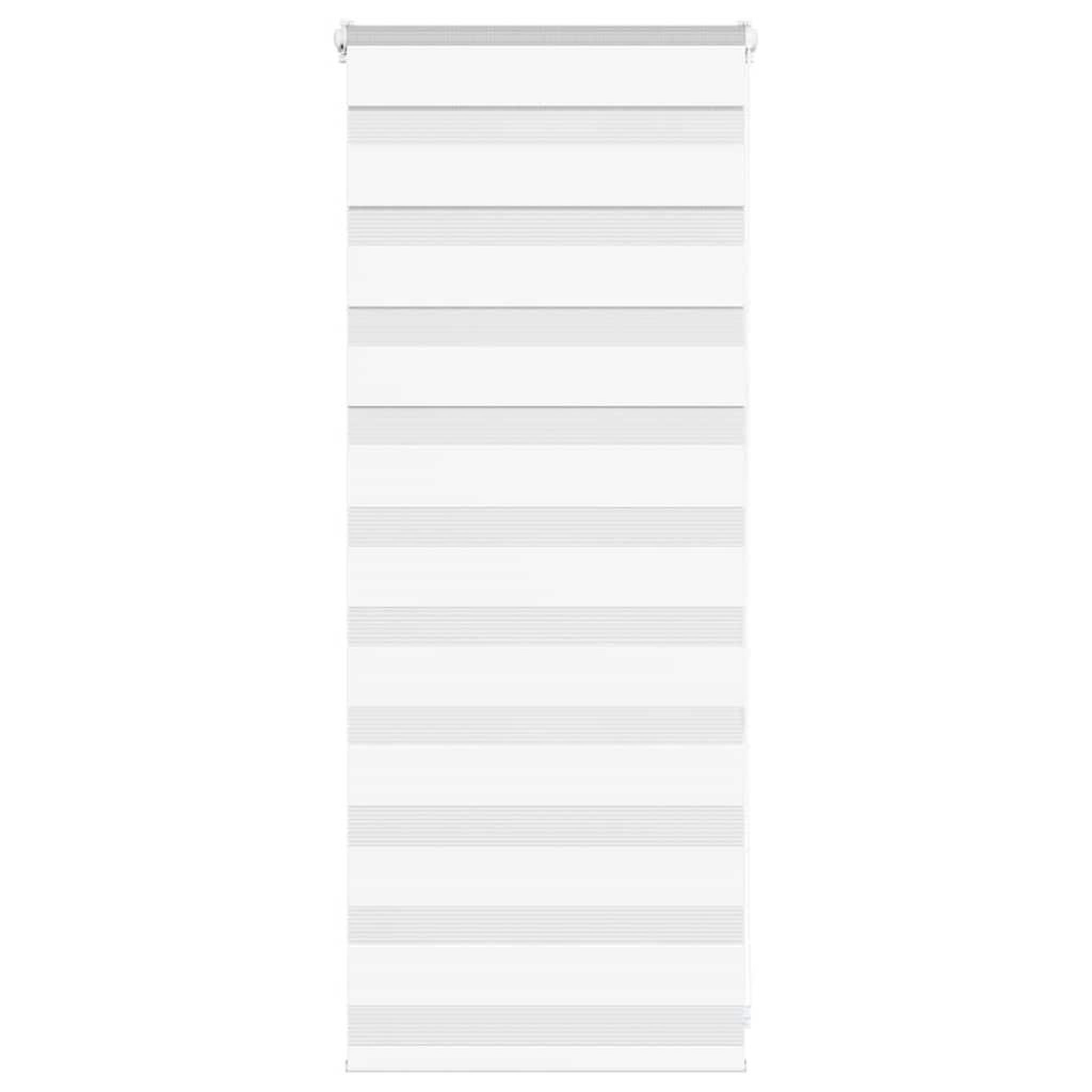 VIDAXL Store zebre blanc 60x100 cm largeur du tissu 55,9 cm polyester