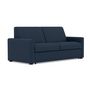 Voir la diapositive 3 : BEST MOBILIER Julia - canapé 3 places convertible express couchage quotidien 140 cm matelas 14 cm en tissu