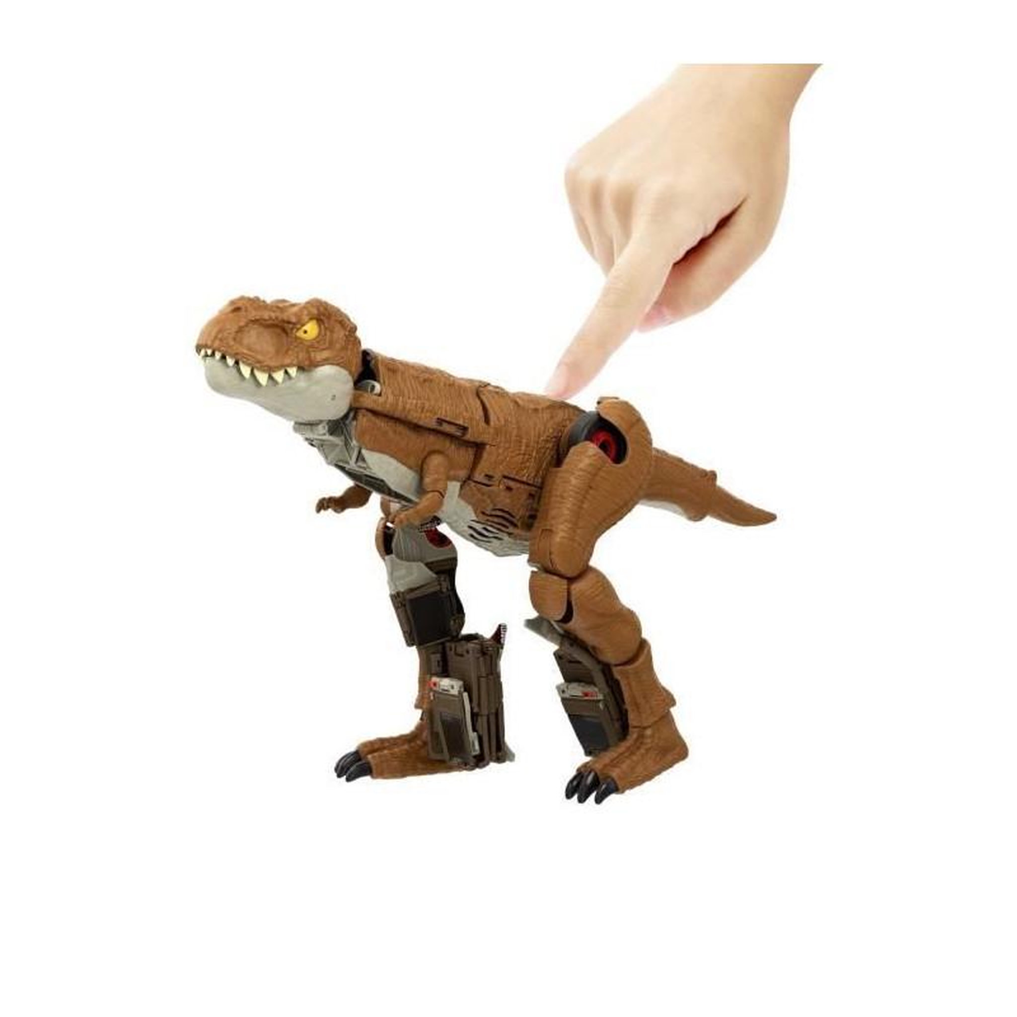 Voir la diapositive 6 : MATTEL T.REX TRANSFORMATION - FIERCE - MATTEL - HPD38 - DINOSAURE JURASSIC WORLD