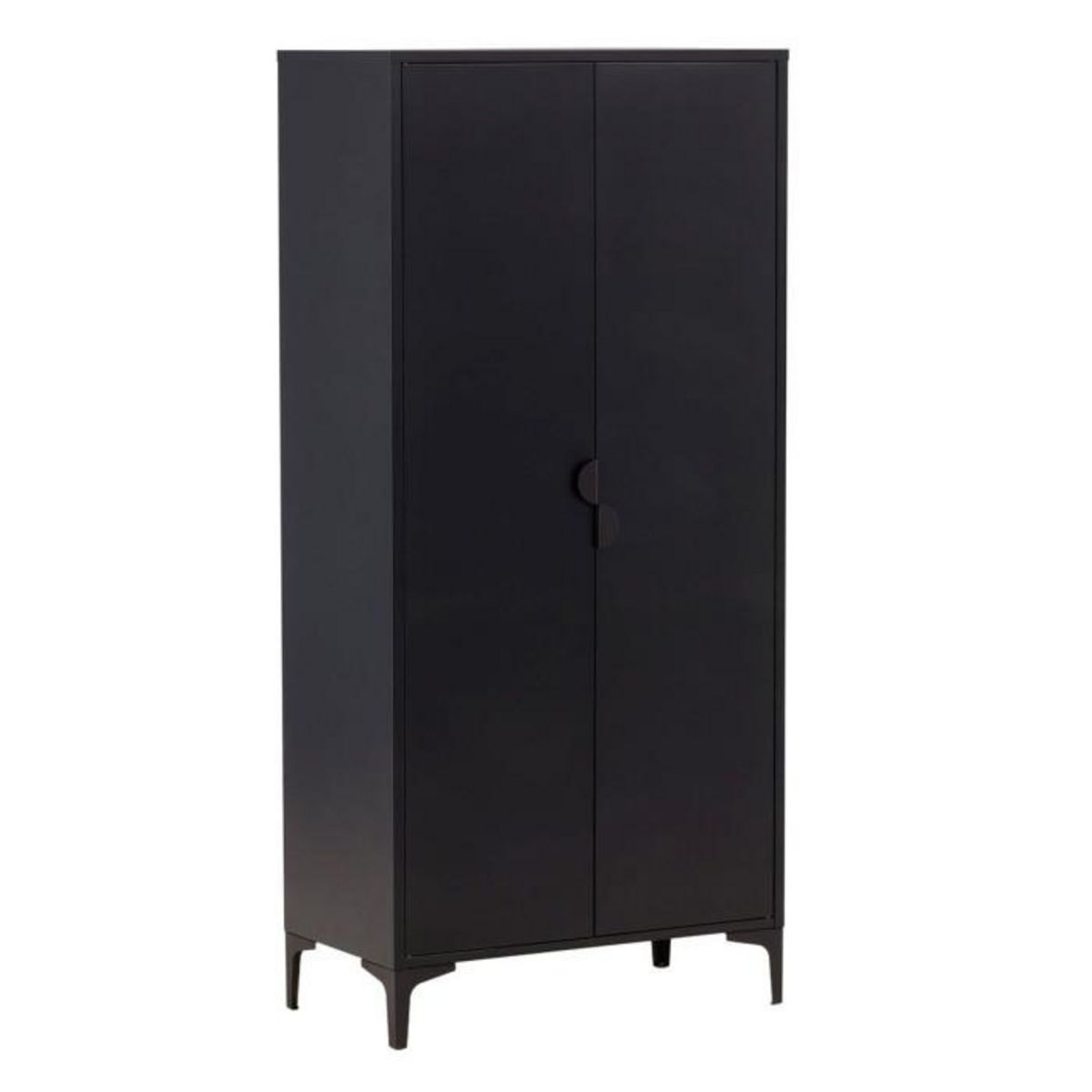 Paris Prix Armoire Design 2 Portes  Piring  85cm Noir