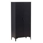 Paris Prix Armoire Design 2 Portes  Piring  85cm Noir